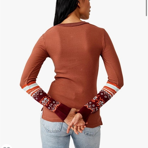 Free People Mikah Layering Cuff Shirt - Picture 3 of 7